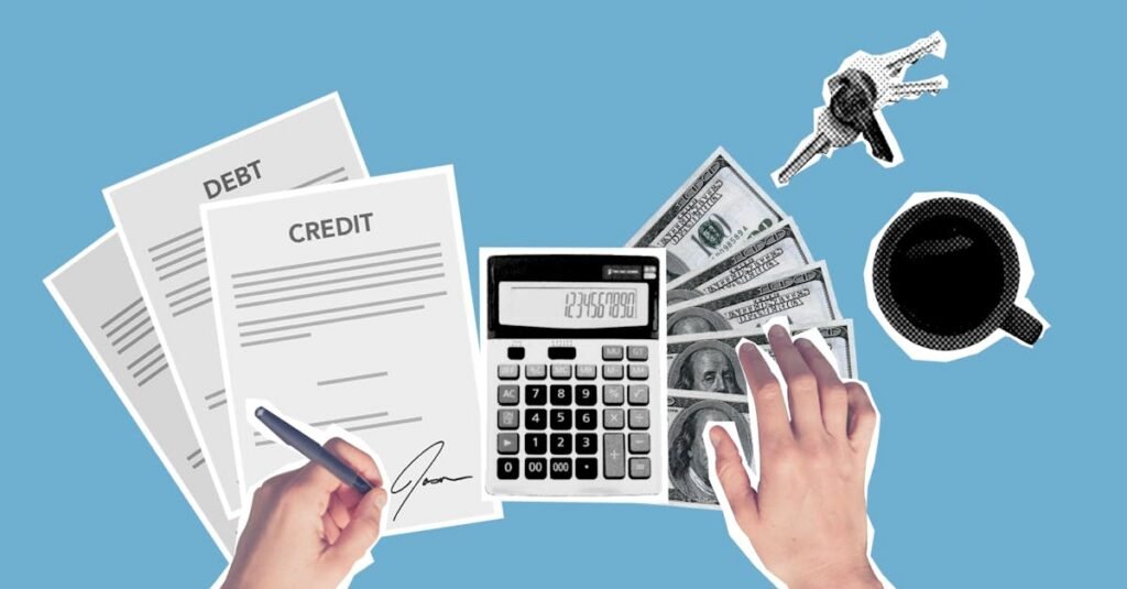 Calculator and money representing stamp duty costs